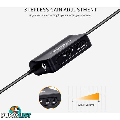 LAVV05 LAVALIER MICROPHONE 3.5MM SINGLE