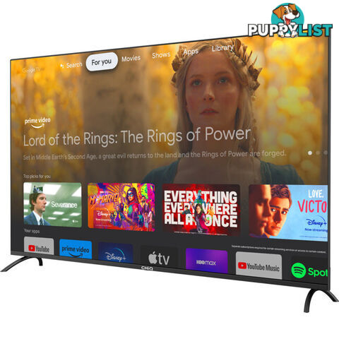 U50G7PG 50" LED 4K UHD GOOGLE TV FRAMELESS