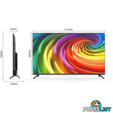 U50G7PG 50" LED 4K UHD GOOGLE TV FRAMELESS