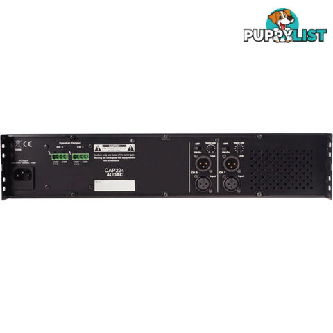 CAP224 2CH 100V- 2X 240W POWER AMP CLASS D - AUDAC