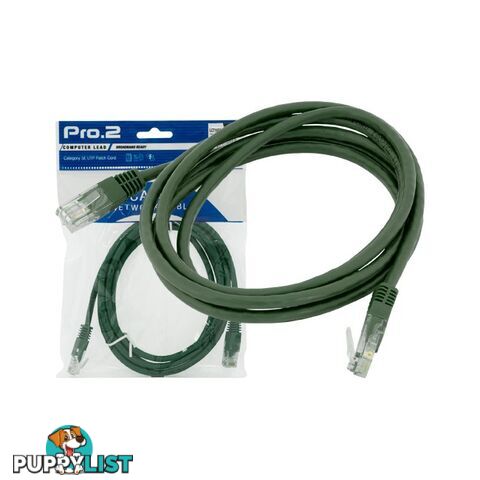 LC7142G 5M GREEN CAT5E PATCH LEAD PRO2