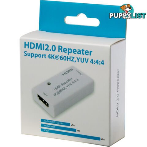 HR04 HDMI2.0 4K2K REPEATER YUV/RGB 4 4 4 HDMI REPEATER