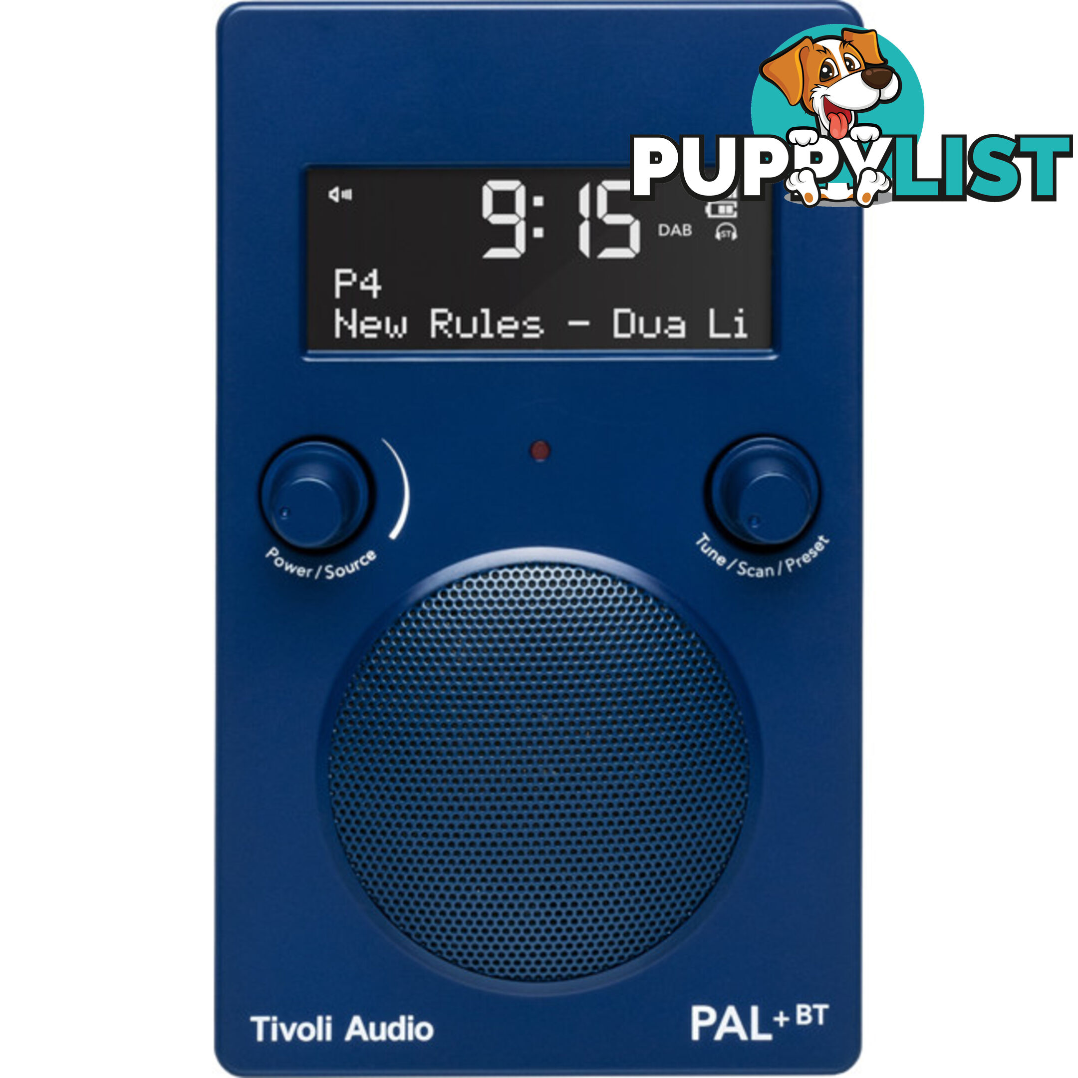 PAL+BT-BLU BLUETOOTH- DAB+ - FM PORTABLE RADIO - BLUE