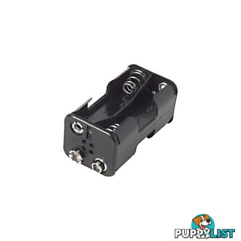 34EHB UM3X4 AA BATTERY HOLDER WITH 9V DC CONNECTOR