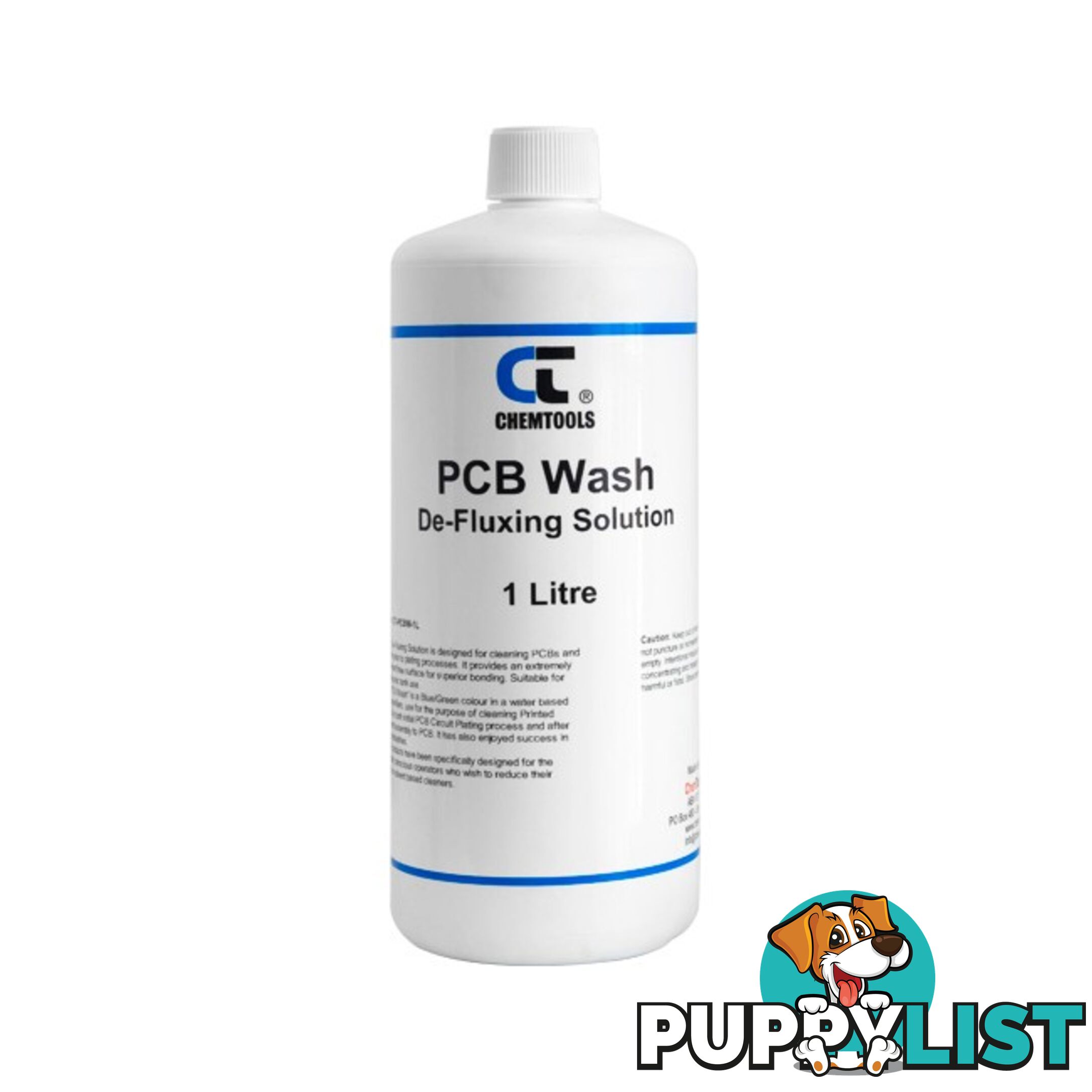 PCBW1L 1 LITRE (1L) PCB WASH BOTTLE DE- FLUXING SOLUTION CHEMTOOLS