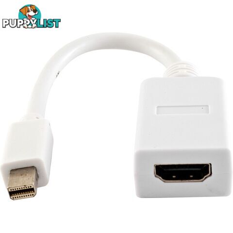 LC6150 20CM MINI DISPLAYPORT TO HDMI ADAPTOR LEAD HDMI SOCKET