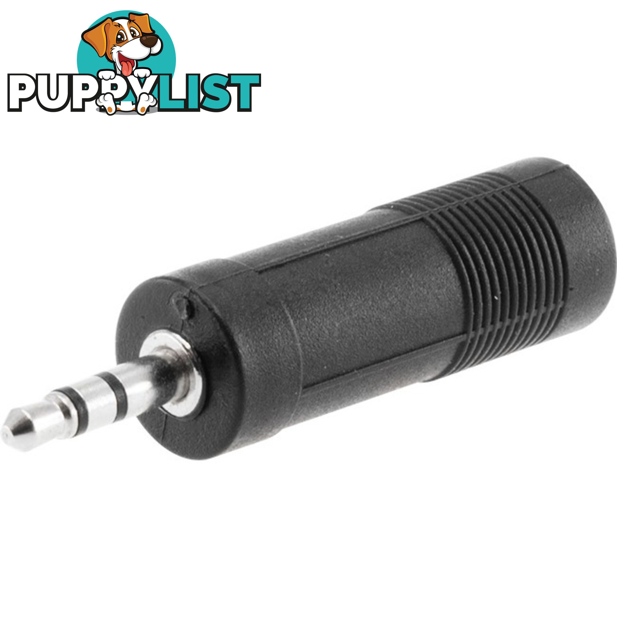 PA1065 3.5MM STEREO PLUG TO 6.3MM STEREO SOCKET ADAPTOR