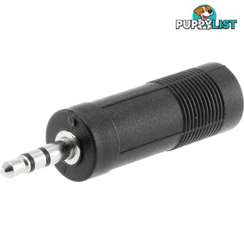 PA1065 3.5MM STEREO PLUG TO 6.3MM STEREO SOCKET ADAPTOR