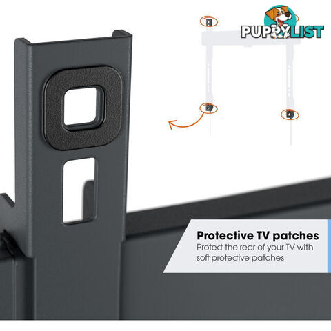 TVM5605 ELITE SERIES FIXED 40"-100" 100KG TV WALL MOUNT 1.5CM ULTRA THIN BRACKET