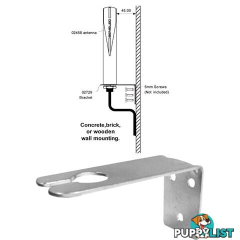 02729 WALL MOUNTING BRACKET BENELEC