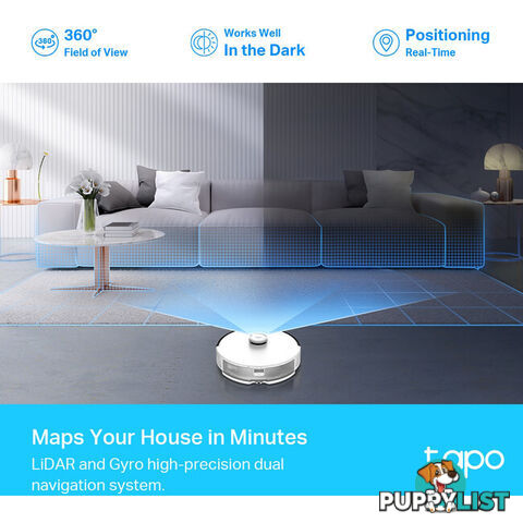 RV30 LIDAR NAVIGATION ROBOT VACUUM AND MOP TAPO