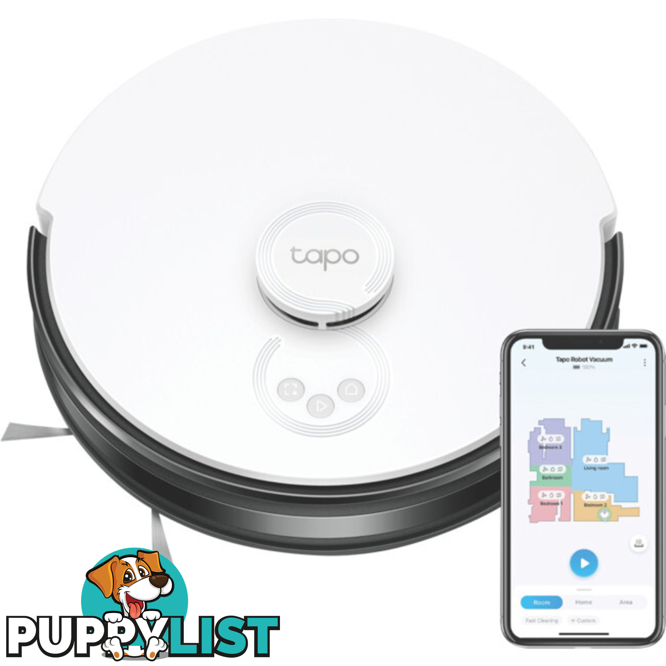 RV30 LIDAR NAVIGATION ROBOT VACUUM AND MOP TAPO