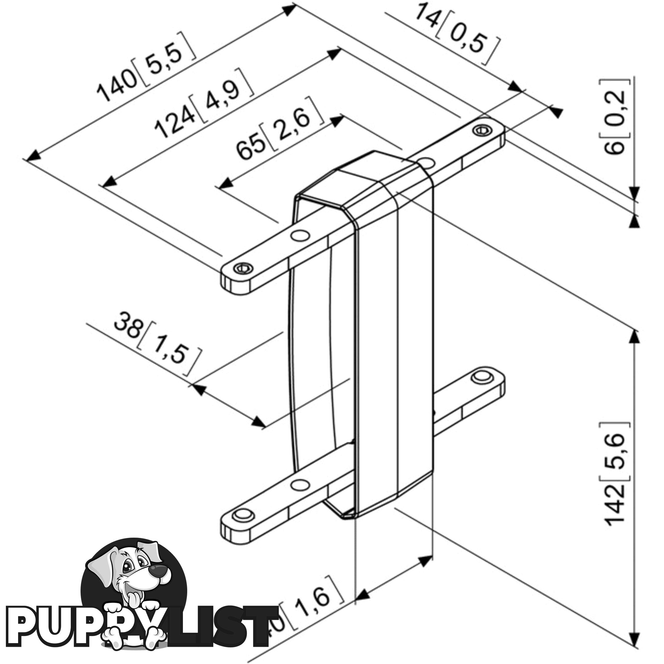 PFA9104 BAR COUPLER FOR PFB SERIES