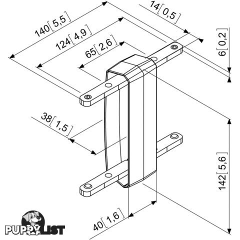 PFA9104 BAR COUPLER FOR PFB SERIES