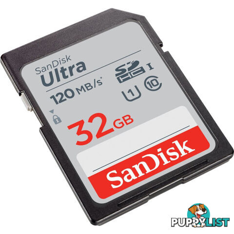 SD32ULTRA-120 SANDISK 32GB SDHC CARD 120MB/S