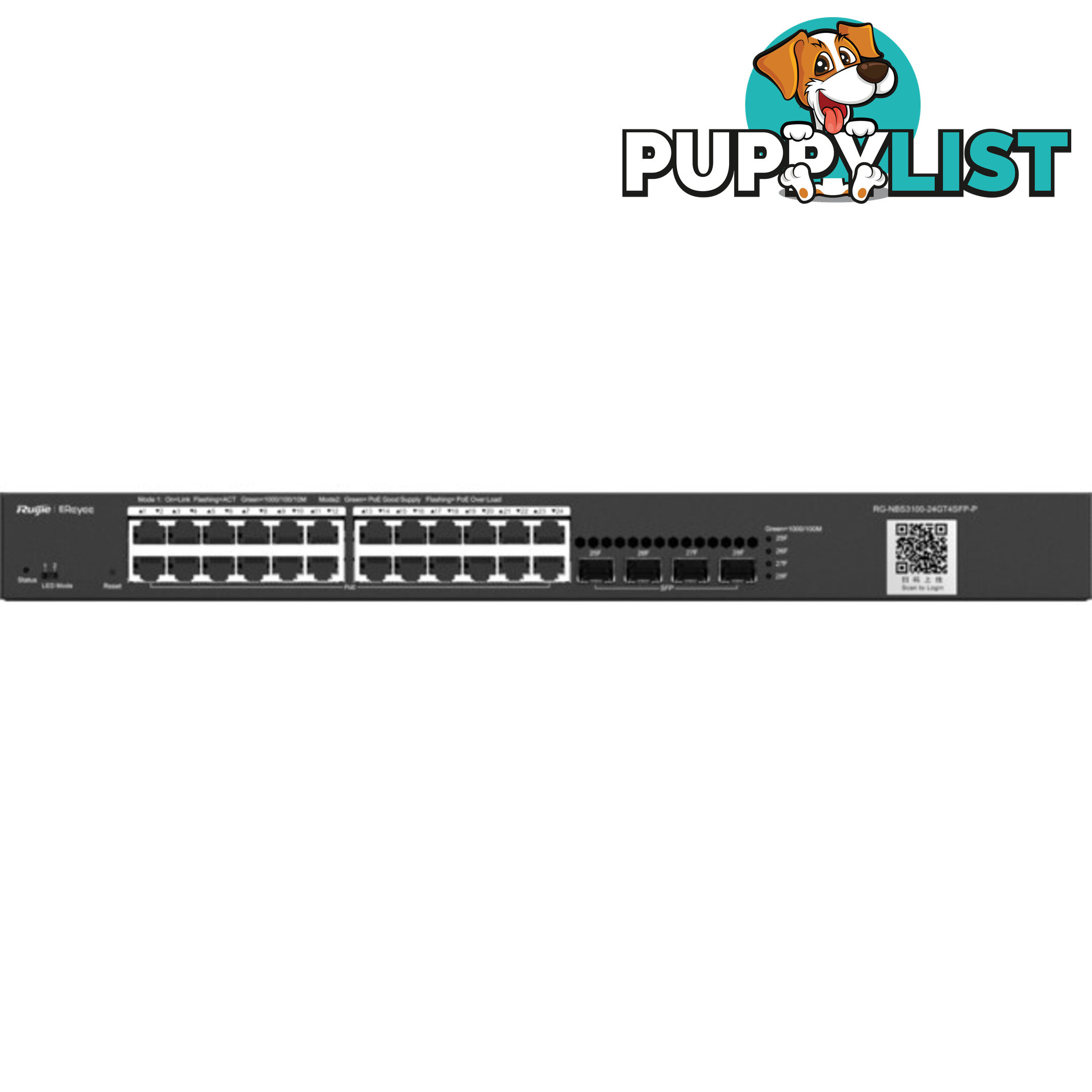 NBS310024GT-P 28-PORT GIGABIT LAYER 2 CLOUD MANAGED POE SWITCH