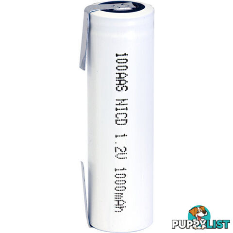 GP100AA 1000MAH 1.2V AA NICAD & TAGS 100AAS1A1H RECHARGEABLE BATTERY