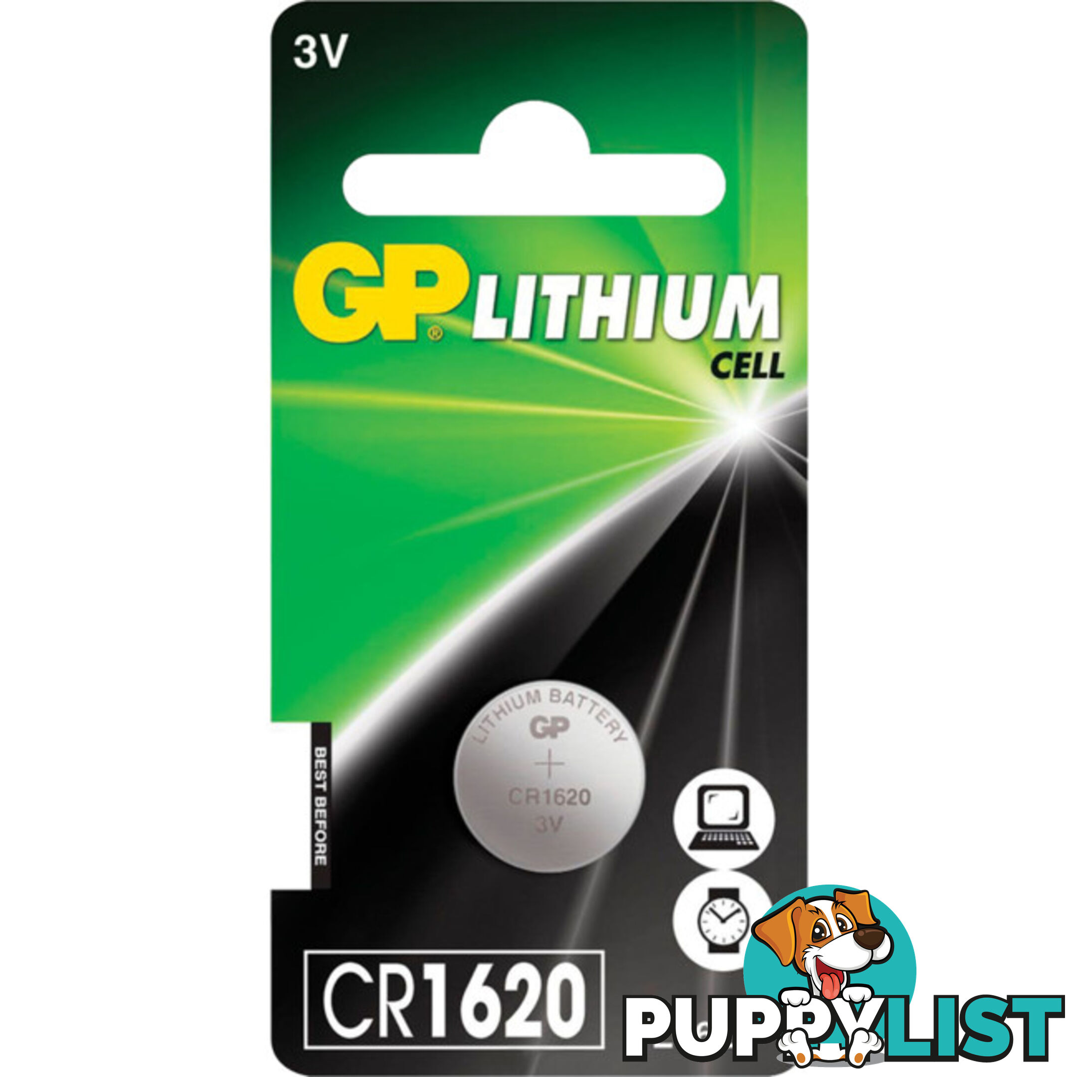 CR1620C1 3V 75MAH LITHIUM BATTERY GP