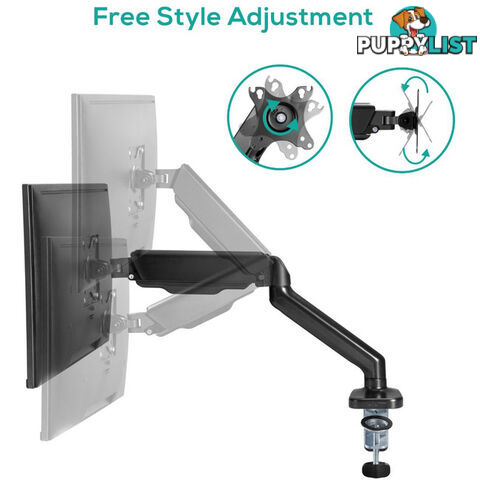 SGC01K GAS SPRING SINGLE MONITOR ARM ACTIVIVA