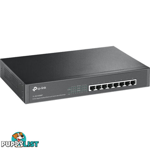 TLSG1008MP 8 PORT GIGA DESK RACK SWITCH 8 POE+ PORTS