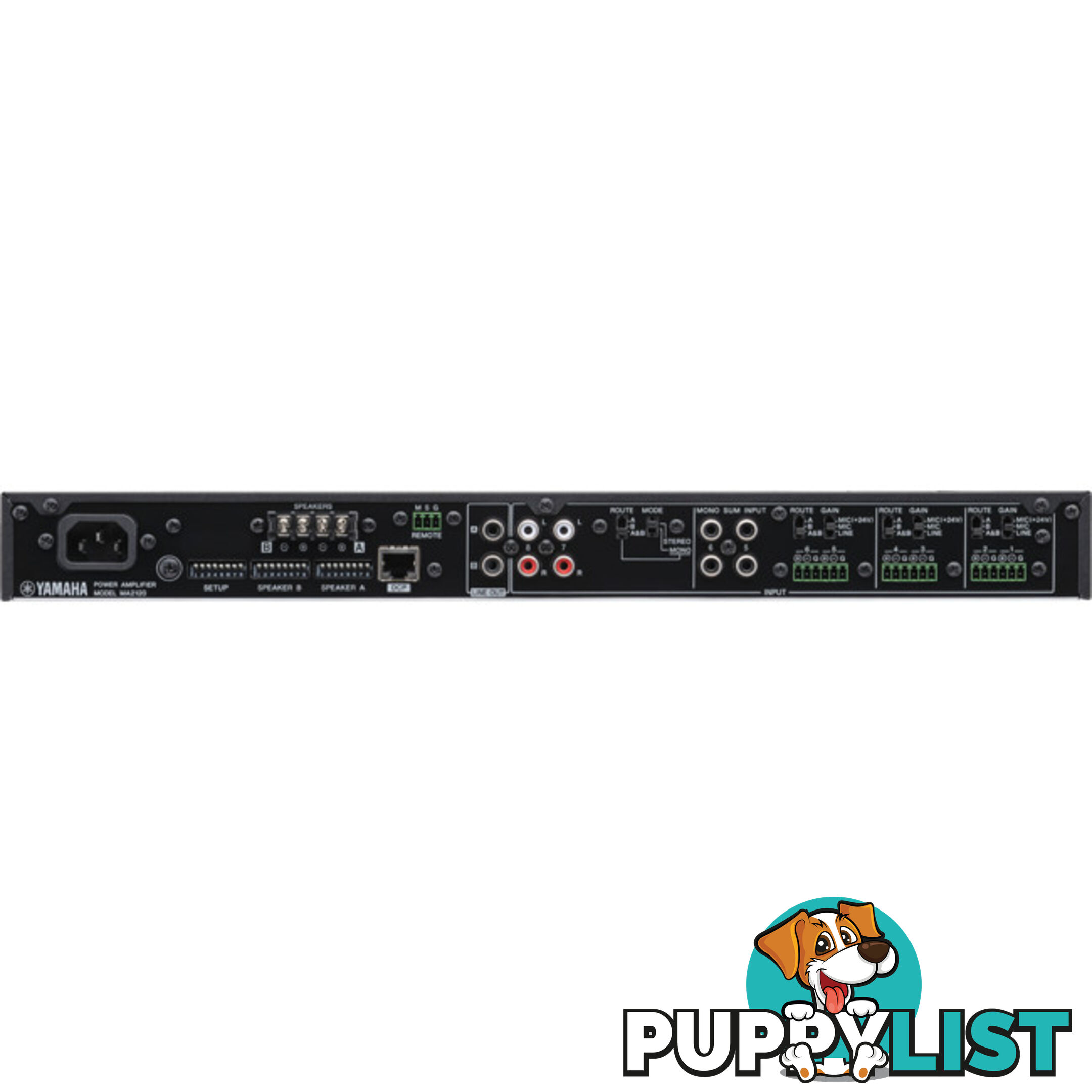 MA2120 2X 120W -1X 200W DSP AMPLIFIER 6X MIC/LINE - 2X STEREO INPUTS