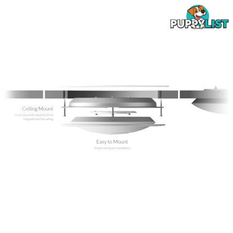 UAP-NANOHD COMPACT UNIFI AC ACCESS POINT 4X4 MU-MIMO POE INCLUDED