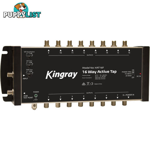 KAT16F 16 PORT ACTIVE TAP 47-2400 MHZ F31010