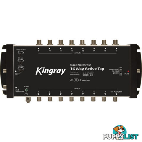 KAT16F 16 PORT ACTIVE TAP 47-2400 MHZ F31010