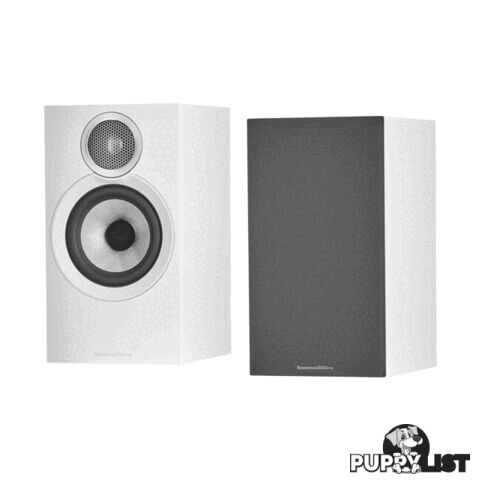 607S3W 2-WAY BOOKSHELF SPEAKERS WHITE FINISH