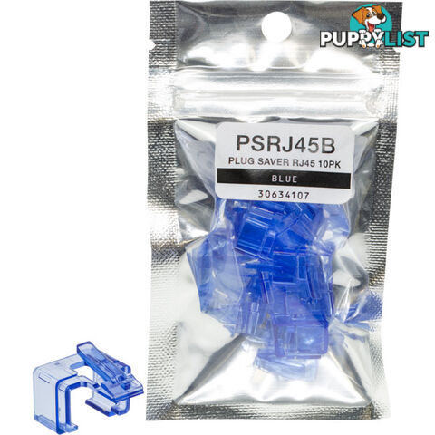 PSRJ45B PLUG SAVER RJ45 10PK BLUE