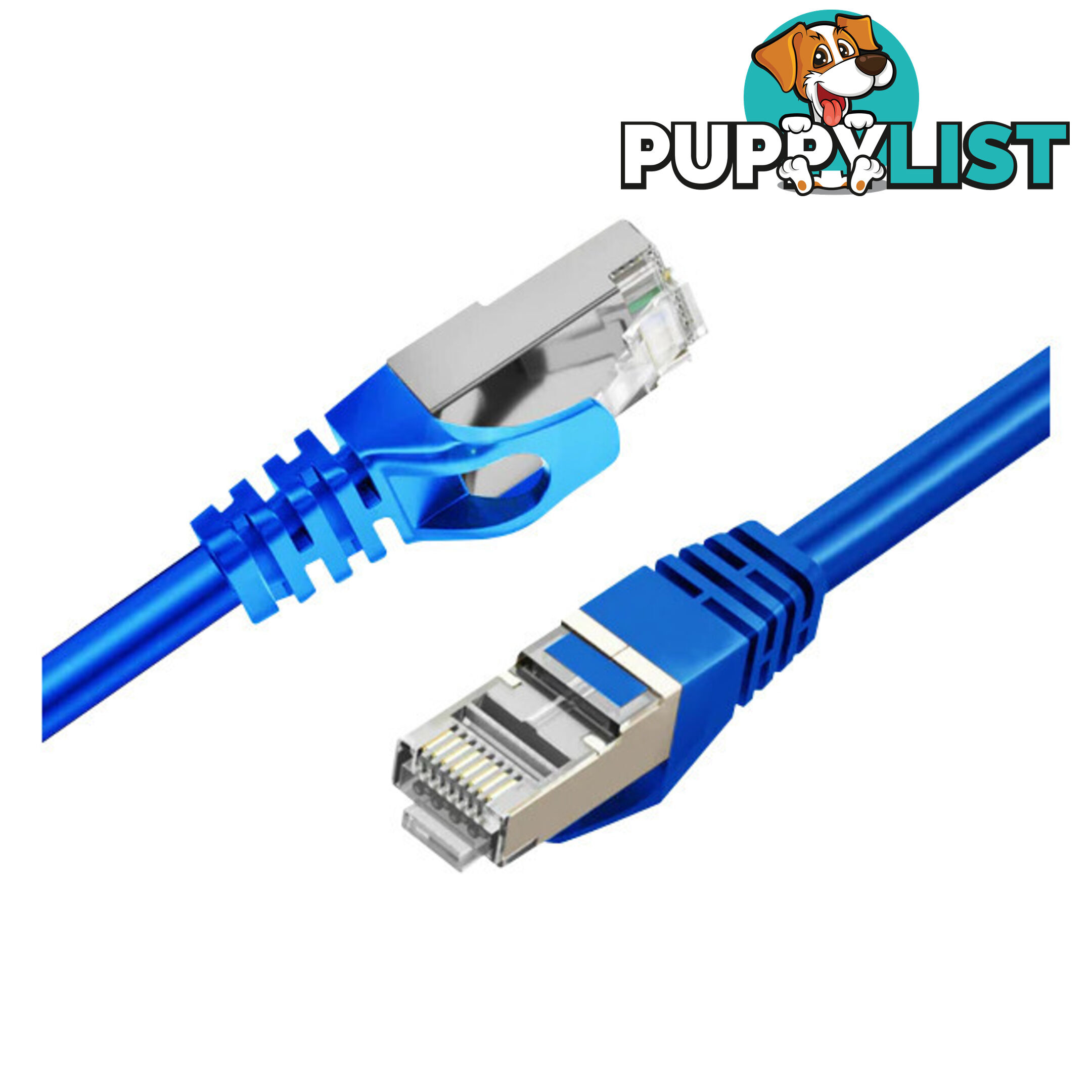 LC8008 3M CAT7 10GBE ETHERNET CABLE BLUE TRIPLE SHIELDING