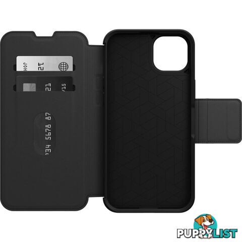 IPH14PSTB IPHONE 14 PLUS CASE BLACK STRADA SERIES SHADOW