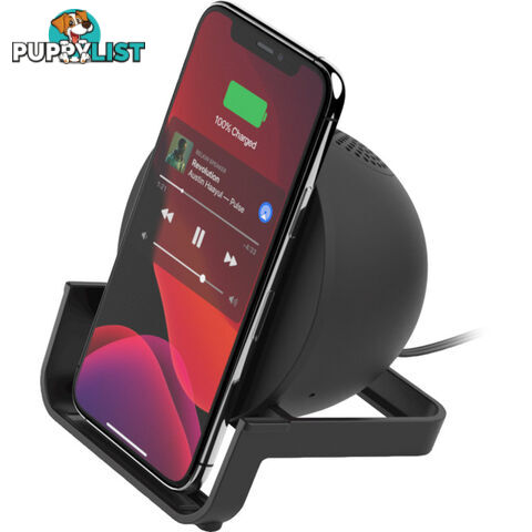 BCSSBK QI CHARGING STAND WITH SPEAKER BELKIN BOOST CHARGE BLACK