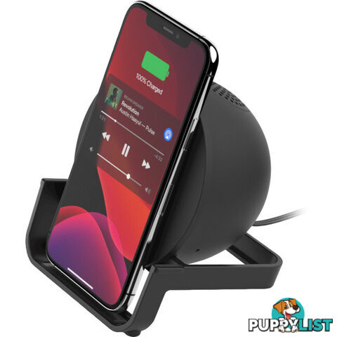 BCSSBK QI CHARGING STAND WITH SPEAKER BELKIN BOOST CHARGE BLACK