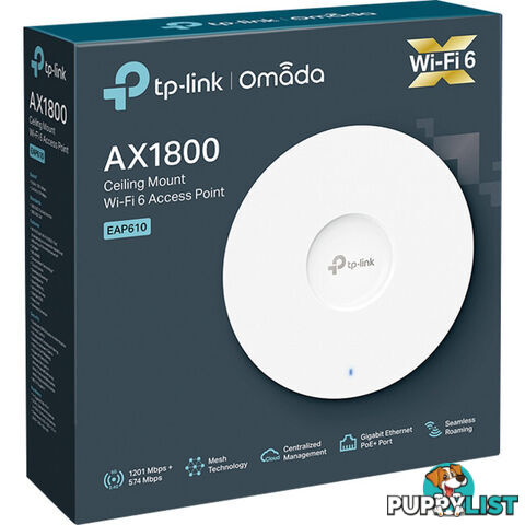 EAP610 AX1800 CEILING MOUNT ACCESS POINT OMADA