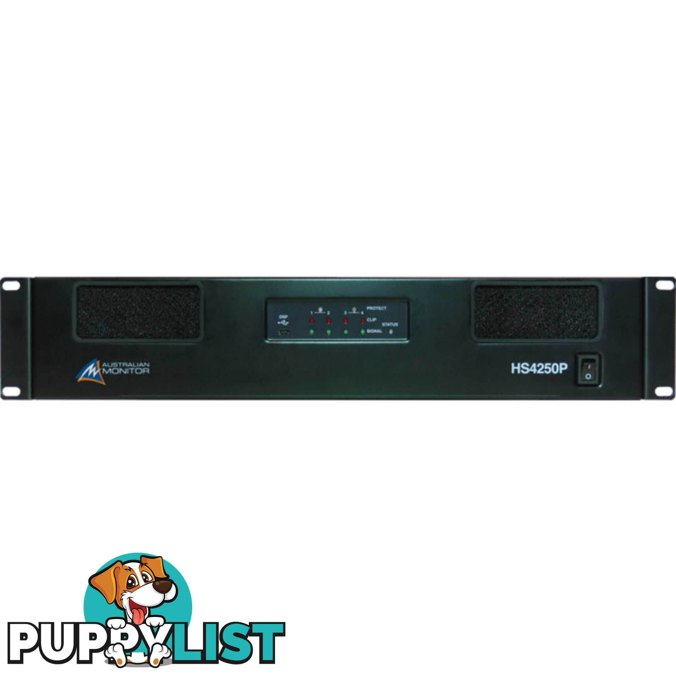 HS4250P 4X 250W POWER AMPLIFIER 4 OHM -70/100 VOLT