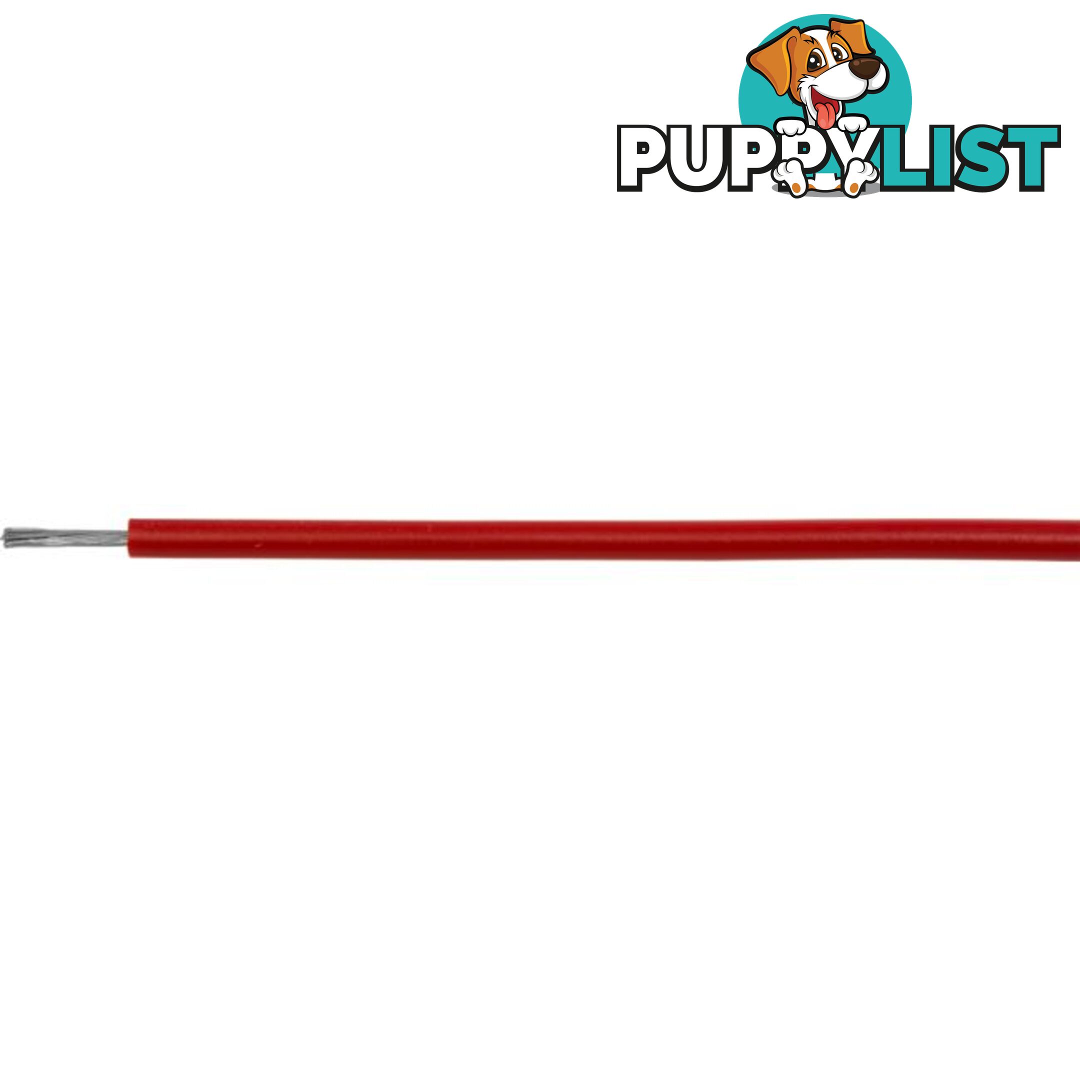 32-.2R-1M RED HOOKUP WIRE/ CABLE -1M 10A - PER METRE