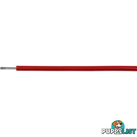 32-.2R-1M RED HOOKUP WIRE/ CABLE -1M 10A - PER METRE