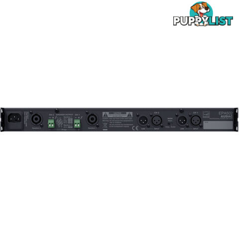 EPA502 AUDAC 2 X 500W RMS POWER AMP CLASS D