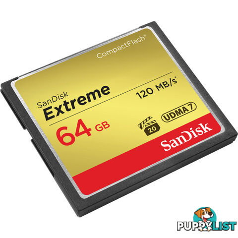 CF64GB 64GB COMPACT FLASH CARD SANDISK EXTREME