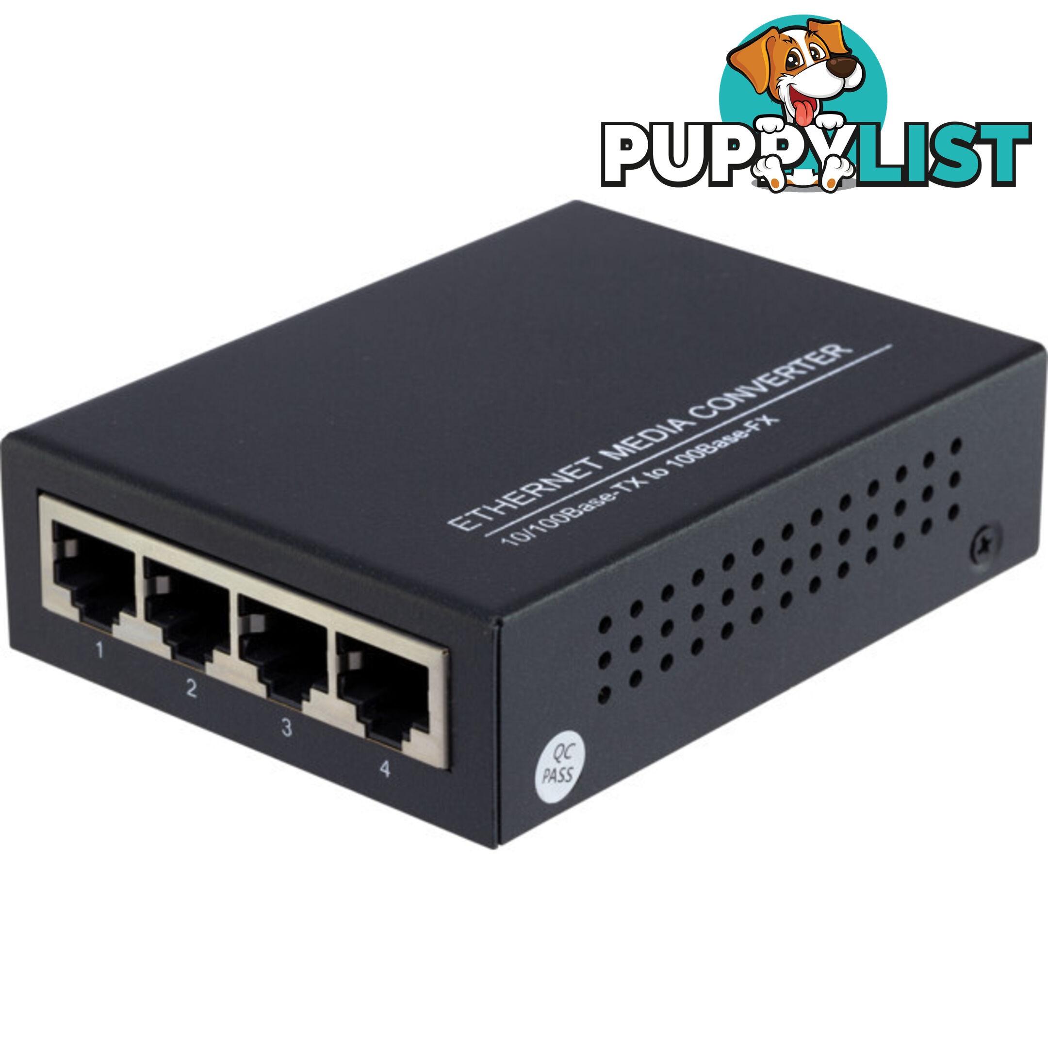 4P100SM20KSC 4 PORT 100M FIBRE MEDIA CONVERTER 10/100M SM DUAL FIBRE SC 20KM