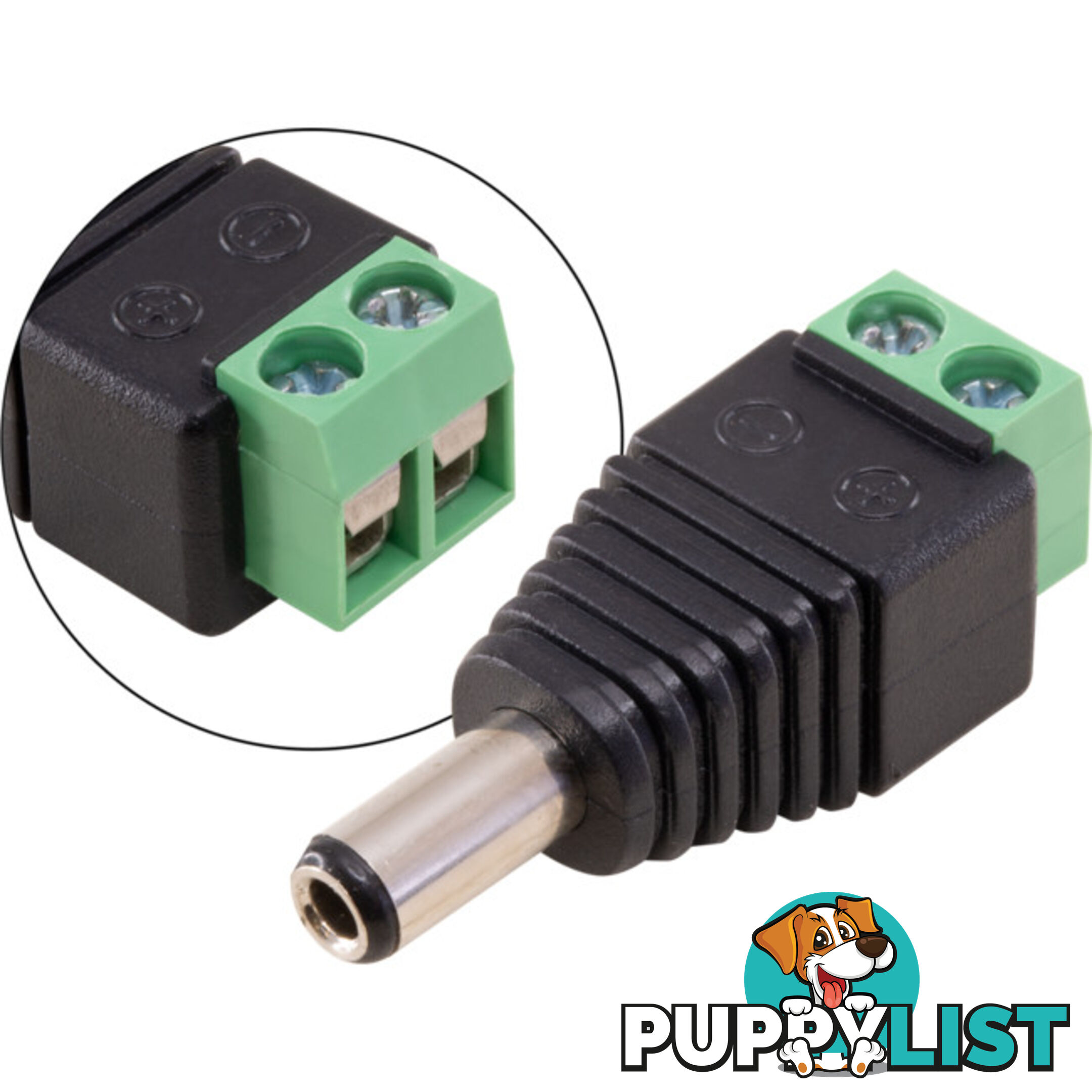 PW8082 2.5MM DC PLUG SCREW TERMINATING