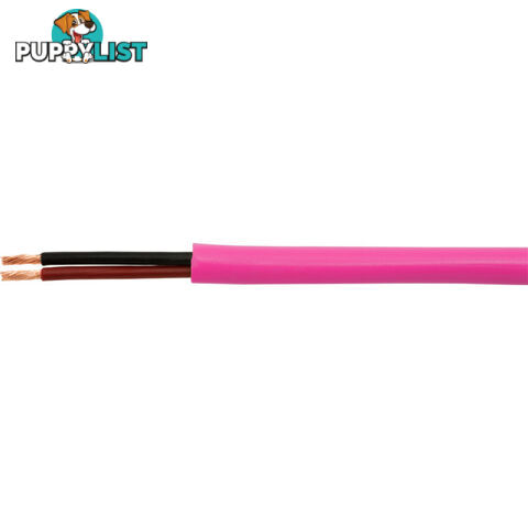 ISC162/1M 2 CORE PINK SPEAKER CABLE-1M 16AWG AUSTRALIAN