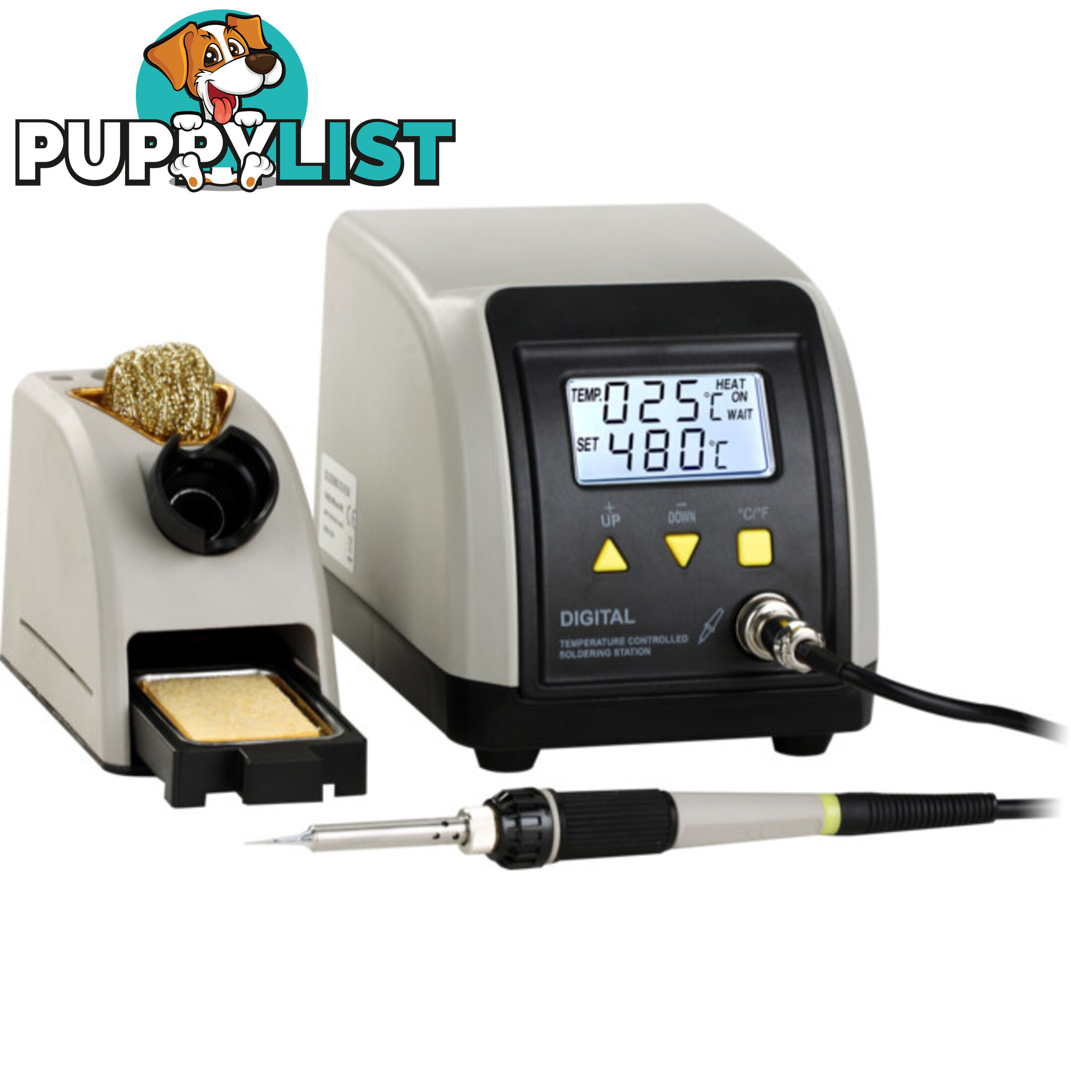 ZD8916ESD ESD SOLDERING STATION WITH LCD 24V 60W SOLDERING IRON