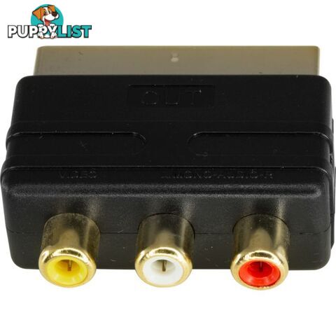 PA4230 RCA SOCKETS TO SCART PLUG SCART VIDEO ADAPTOR