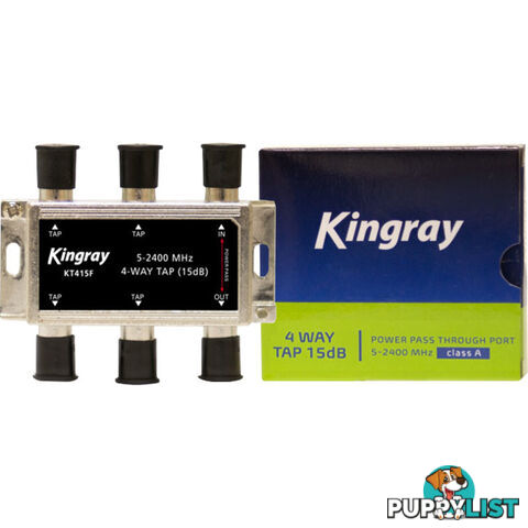 KT415F 4 WAY 15DB TAP 5-2400MHZ POWER PASS FOX APP F30955