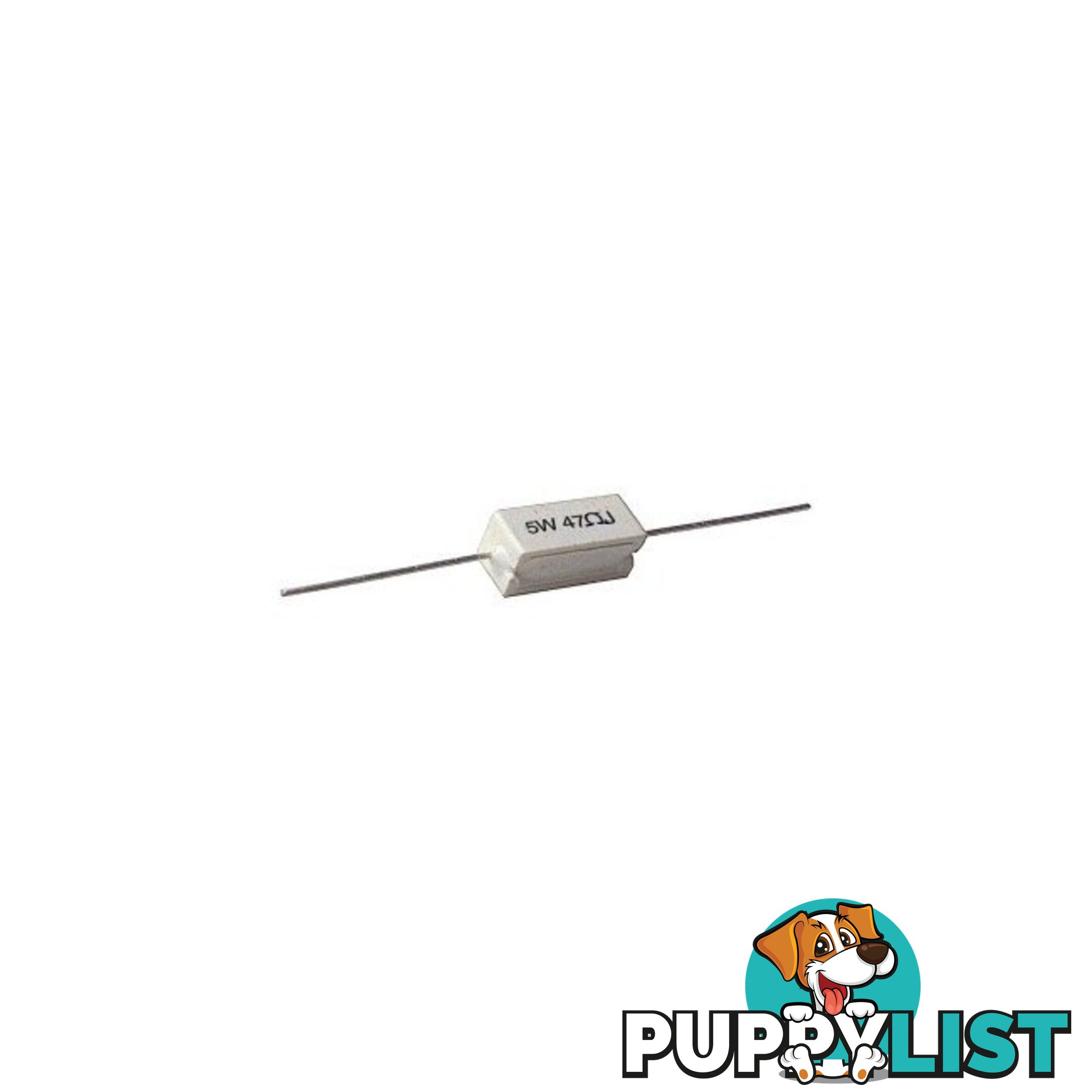 PW5-3K9 3K9 OHM WIREWOUND RESISTOR PW5 5 WATT