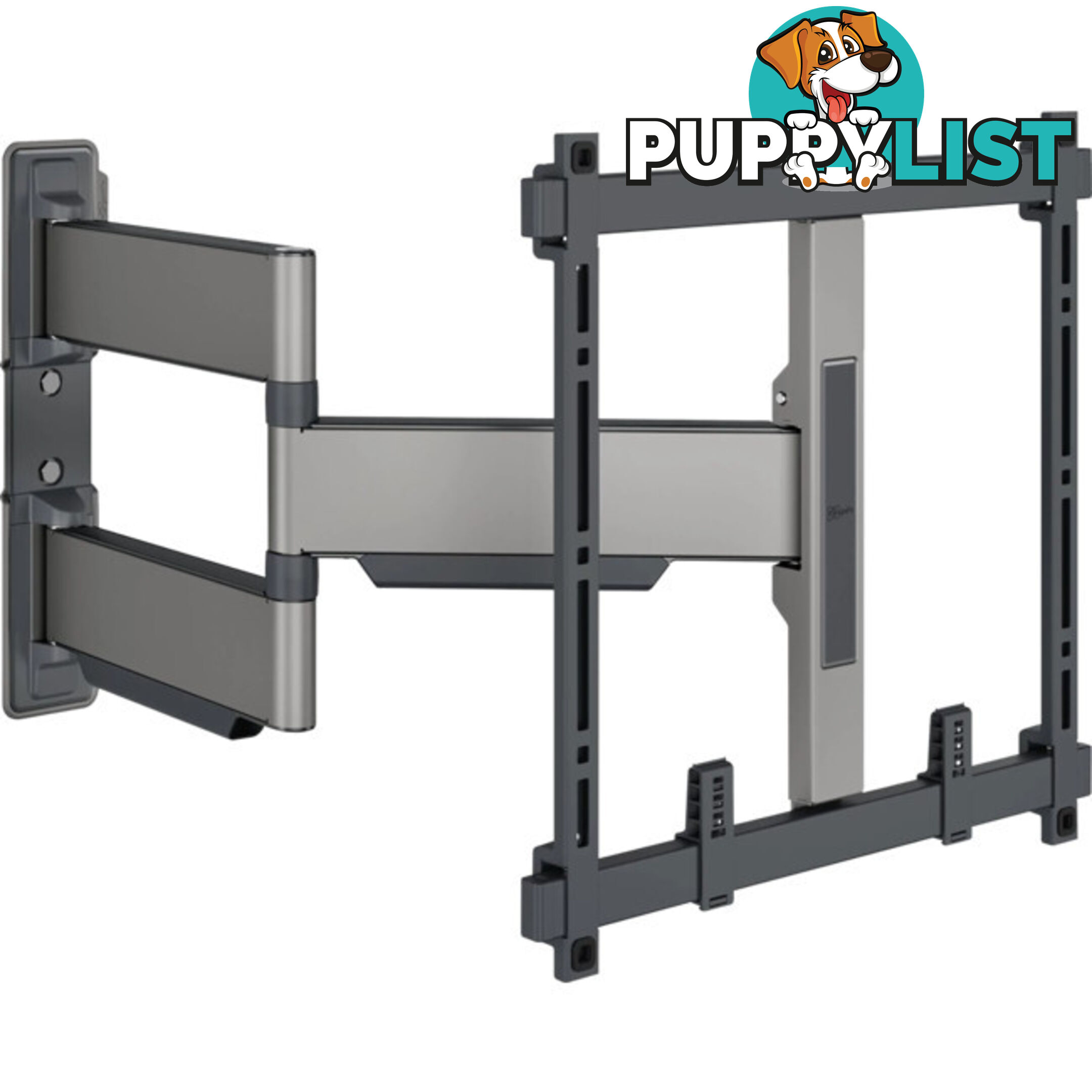 TVM5445 ELITE SERIES FULL MOTION+ 32"-65" WALL MOUNT GREY - PIVOT UP TO 180Â° - MAX VESA 400X400