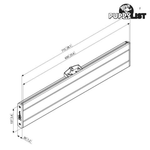 PFB3407S SILVER INTERFACE BAR VOGEL'S