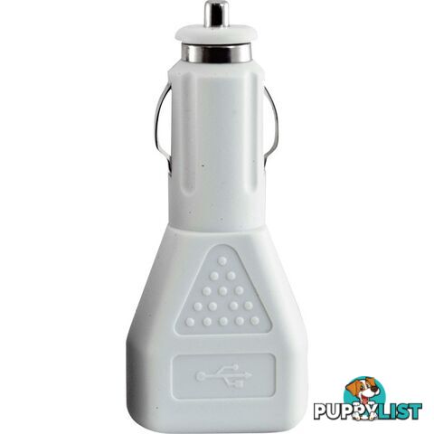 CPS5VW 5V 500MA CIG LIGHTER TO USB DC TO USB CHARGER - WHITE